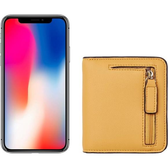 Womens Rfid Blocking Small Compact Bifold Luxury Genuine Leather Pocket Wallet - Picture 4 of 6